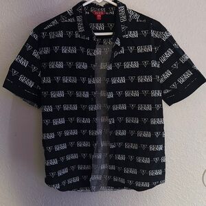 Guess Denim Black and White Shirt